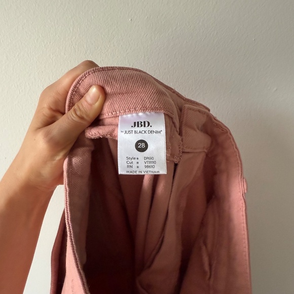 NEW Just Black Denim Welt Pocket Wide Leg - Size 28, Desert Poppy - Picture 8 of 8